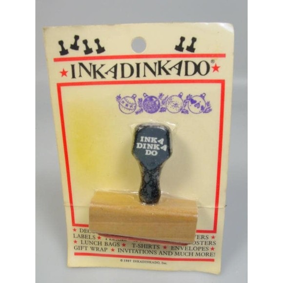 INKADINKADO Christmas ornaments Rubber Stamp DIY Christmas card party invitation - Picture 1 of 3